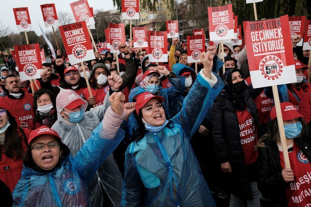 Proteste gegen Inflation