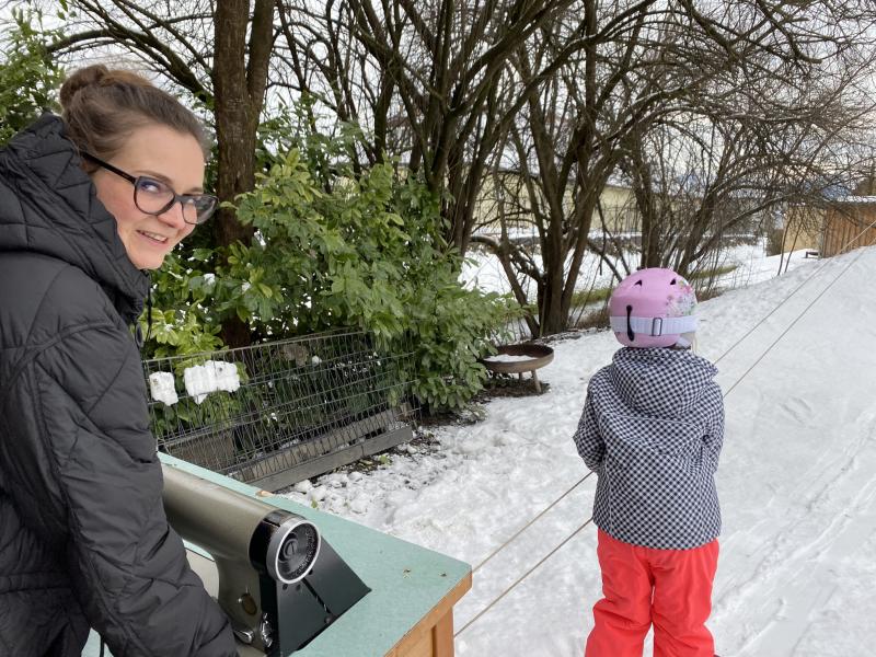 Altacherin baut Skilift aus Nähmaschine