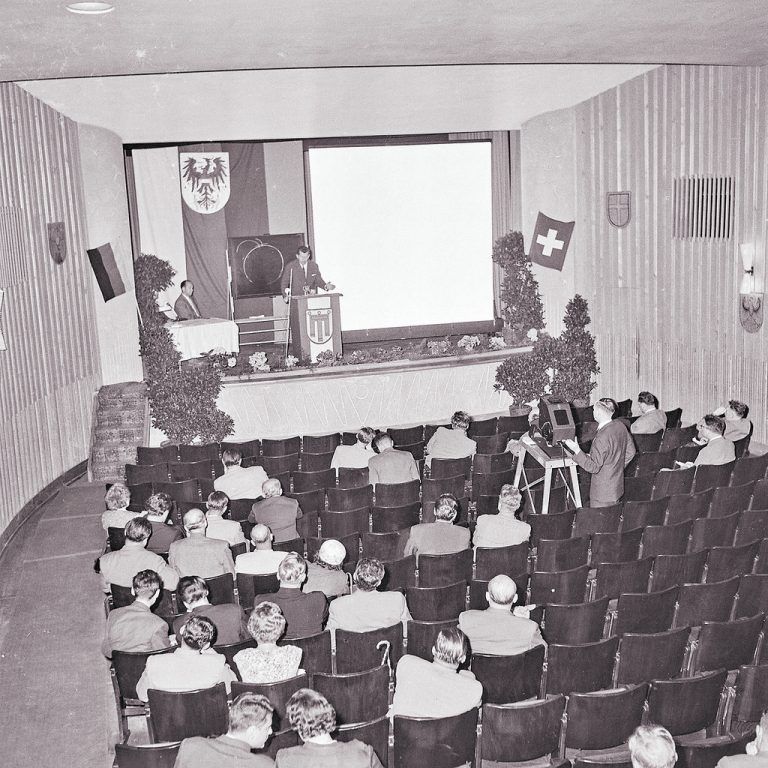 Schruns, Neurologenkongress im Kurhotel, 1960