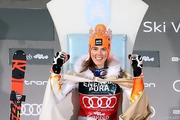 Vlhova gewinnt Zagreb-Slalom - Liensberger Dritte