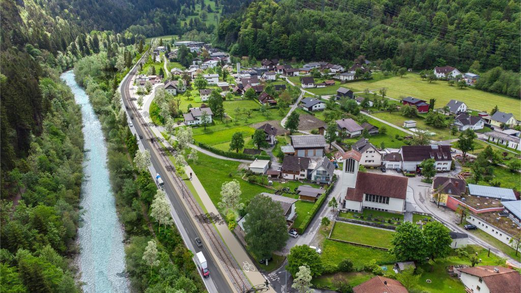 Ortsumfahrung Lorüns: Gemeinde und Land unter Zeitdruck