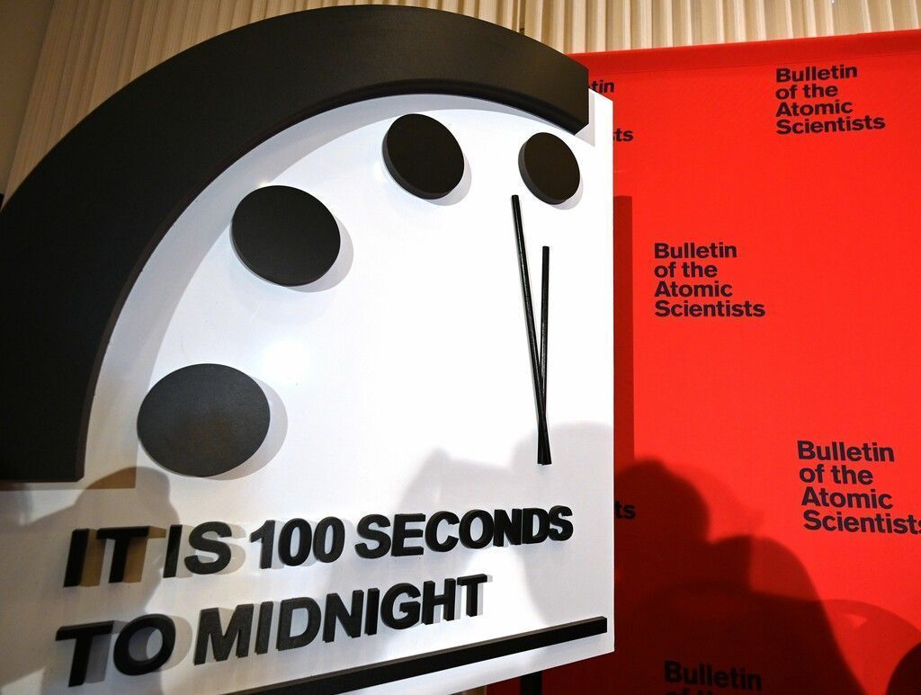 &#8220;Weltuntergangsuhr&#8221; steht weiter auf 100 Sekunden vor Mitternacht