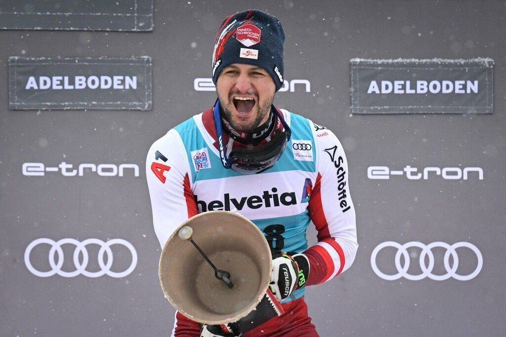 Rede und Antwort stand Adelboden-Sieger Johannes Strolz bei Vorarlberg LIVE. »C1