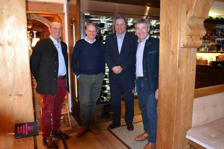 Gert Aldinger, Steffen Christmann, Günther Meindl und Gunter Künstler.