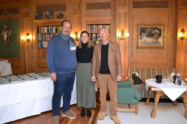 Hannes Konzett, Simone Öhe und Hermann Fercher. bi