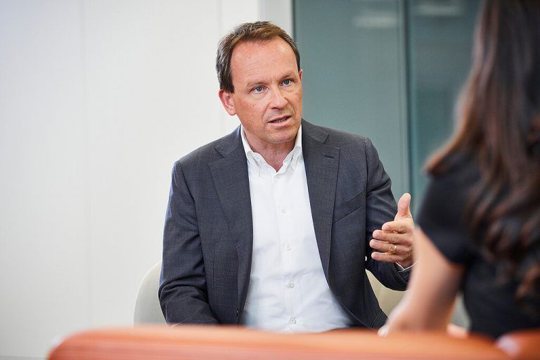Hilti-CEO Christoph Loos: „Erfreuliche Entwicklung.“ FA