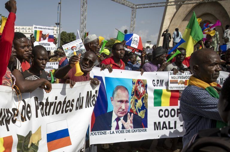 Mali öffnet sich unter seinem neuen Militärregime Zug um Zug den Russen. AP