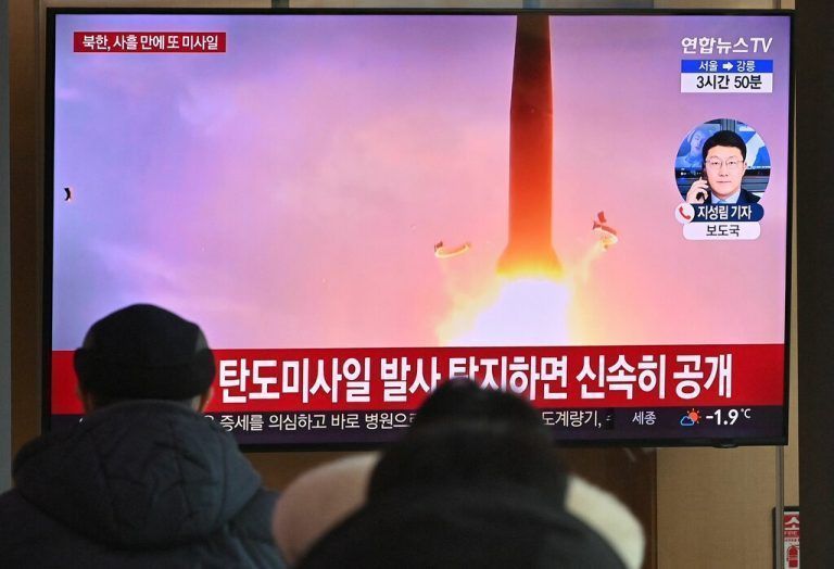 Staunen in Seoul: Nordkorea hat trotz internationaler Sanktionen seinen vermutlich größten Raketentest seit 2017 durchgeführt. AFP