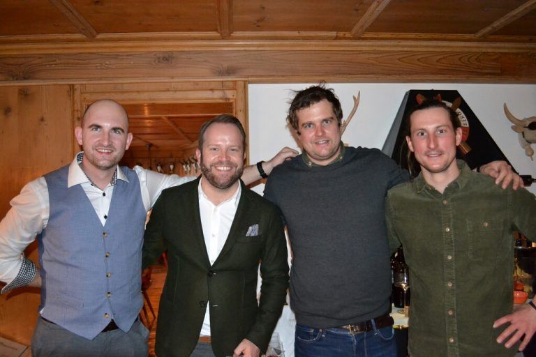 Thomas Rauch, Benjamin Schneider, Rafael Hug und Patrick Adank.