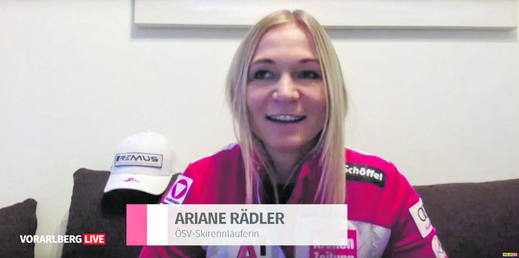 Revue passieren ließ Ariane Rädler ihren ersten Stockerlplatz im Ski-Weltcup. »C2