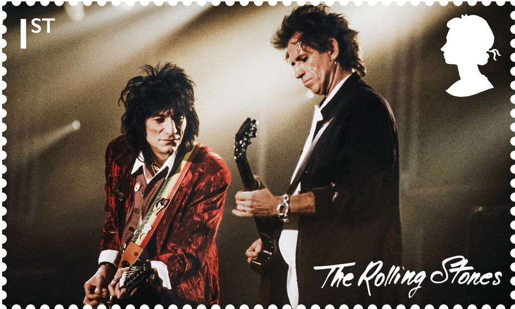 Frankiert mit den Rolling Stones