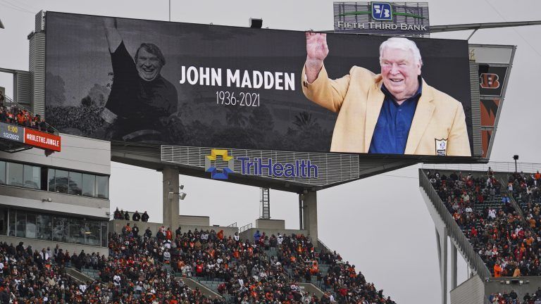 Beim Spiel im Jänner 2022 zwischen den Kansas City Chiefs und den Buffalo Bills wurde an John Madden erinnert.