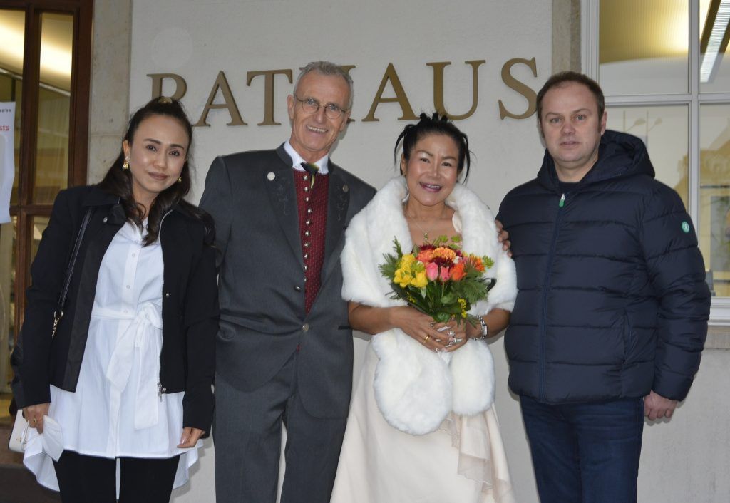 Hochzeit von Natthiya Bhoonpa  und Walter Schmid