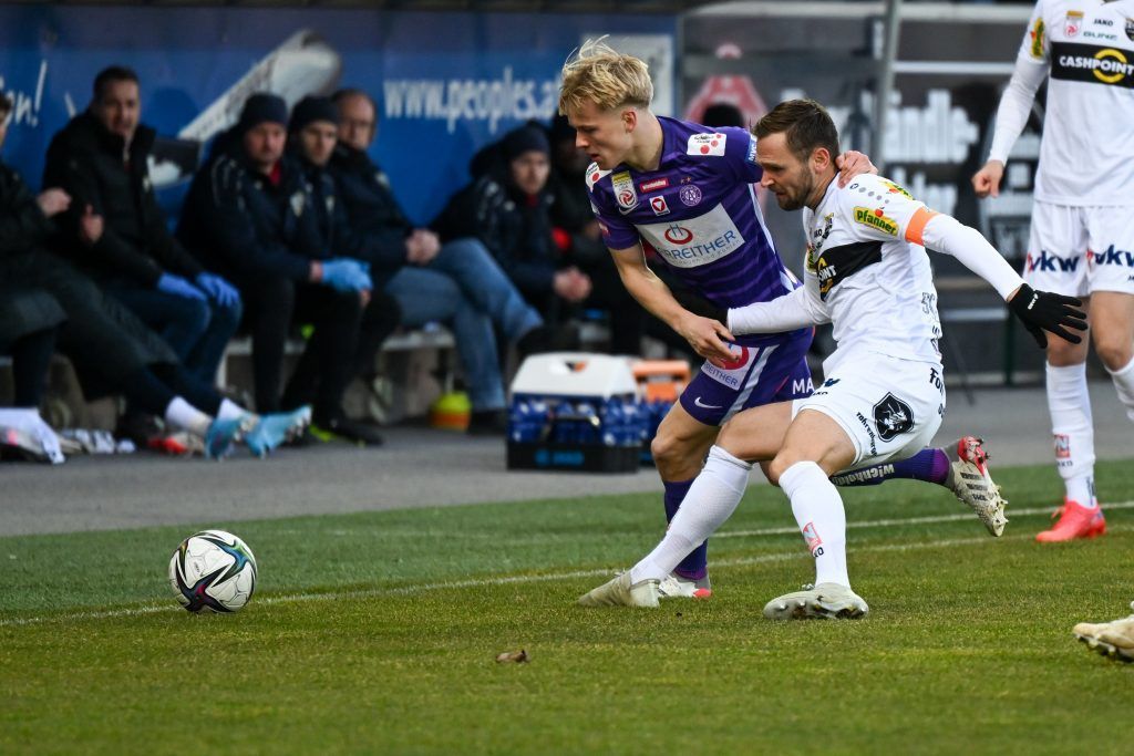 Kopfloses Altach von der Austria Wien vorgeführt