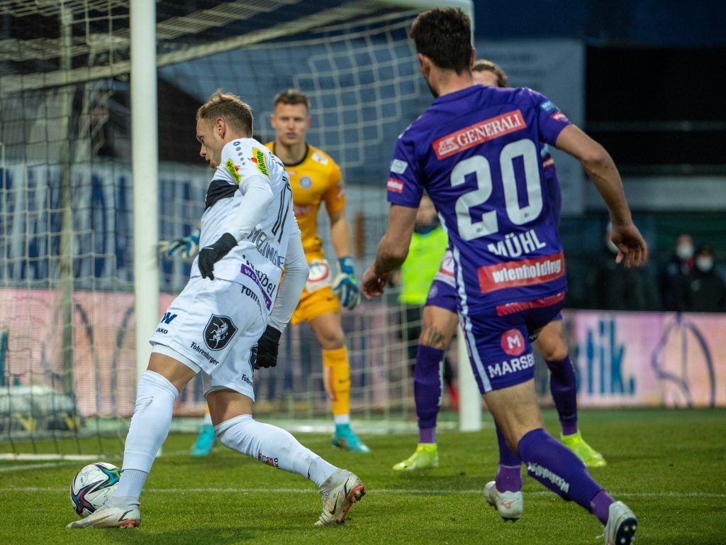 Kopfloses Altach von der Austria Wien vorgeführt
