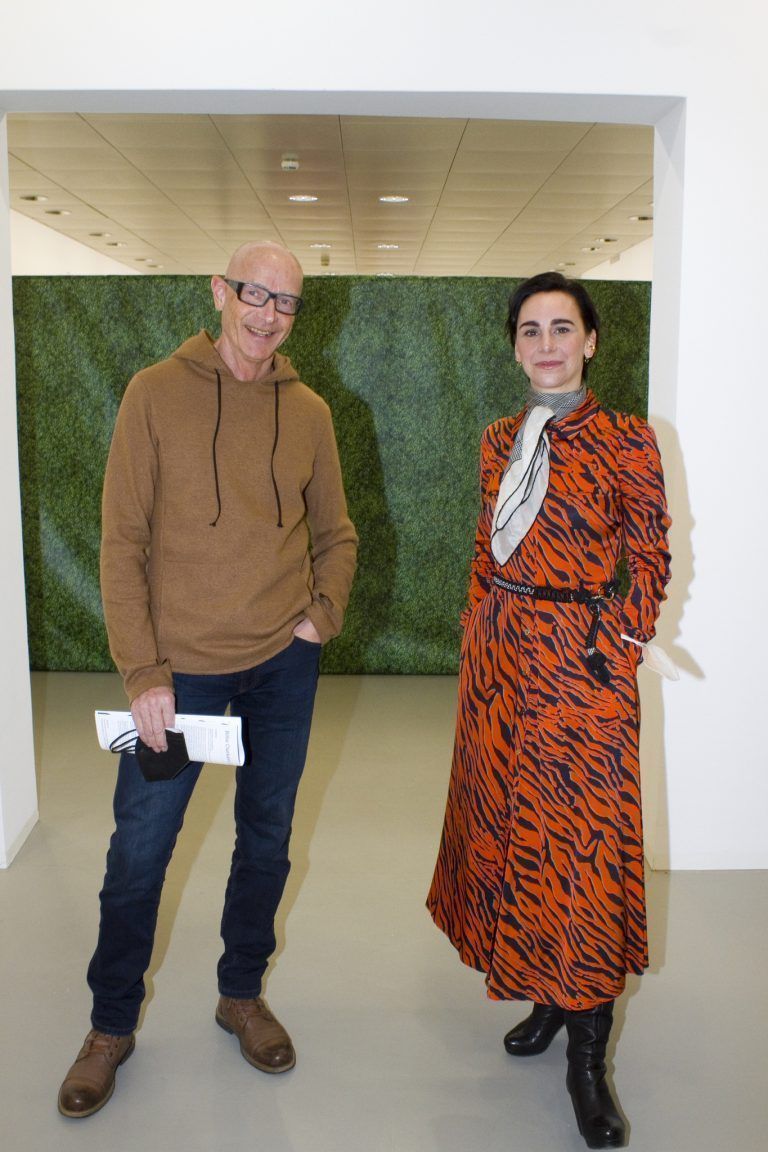 Thomas Häusle und Galerieleiterin Claudia Voit.