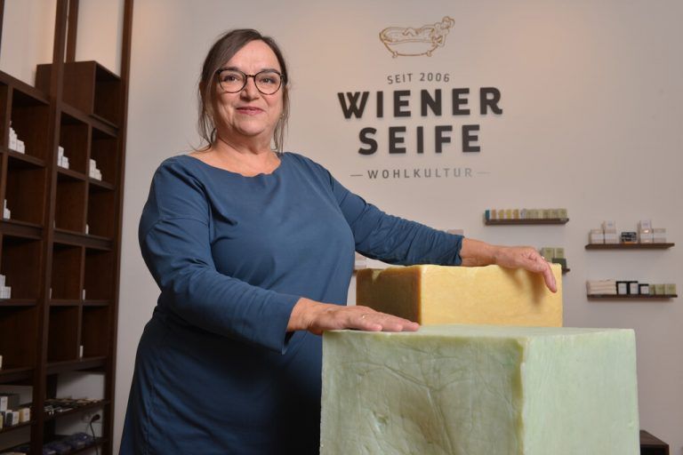 Baldauf: „Meine Kunden kommen wieder, nicht weil meine Seifen so nett ausschauen, sie kommen wegen der Qualität.“