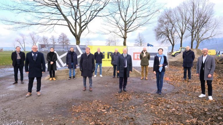 Baustellenbesichtigung der Baustufe 3 beim Festspielhaus: Die Arbeiten sind gut angelaufen.