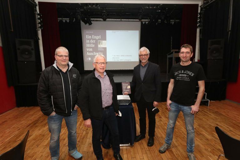 Fredi Willinger, Christian Kopf, Autor Harald Walser und Michael Mathis. ame