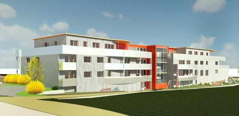 <p class="caption">Das Wohnbauprojekt wird durch i+R Wohnbau errichtet.</p><p class="caption"/>