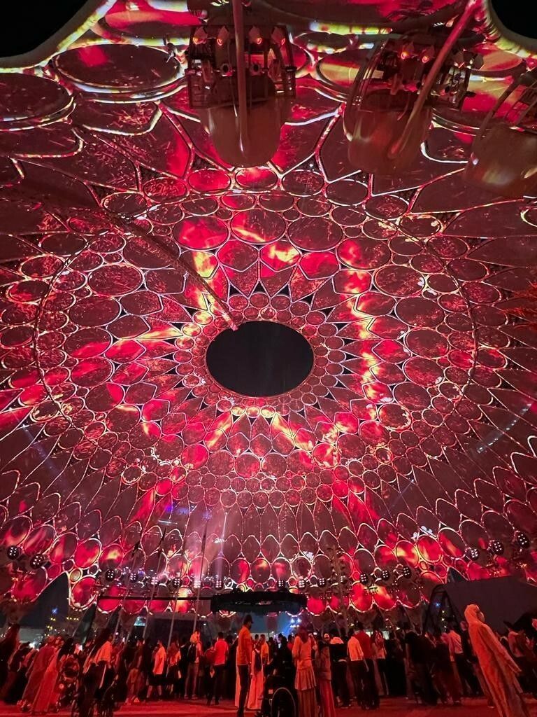 Expo-Highlight: Die Lichtershow.