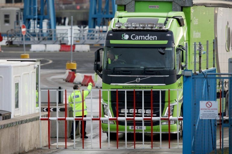 Lebensmittel aus Großbritannien unterliegen in Nordirland Kontrollen. AFP
