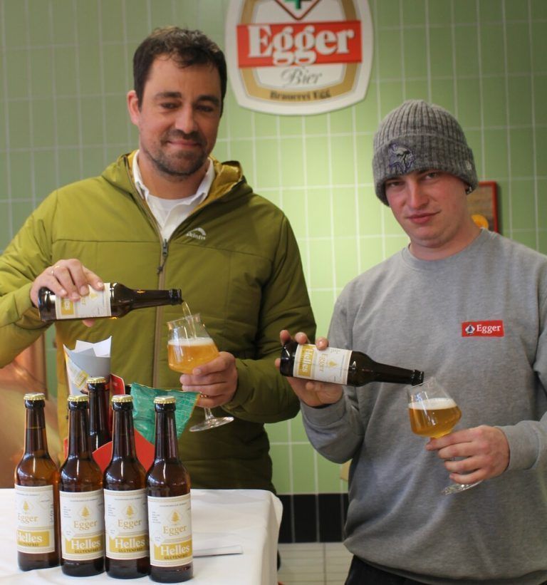 Lukas Dorner (l.) und sein Brauer Dominik Gössler. <span class="copyright">STP</span>