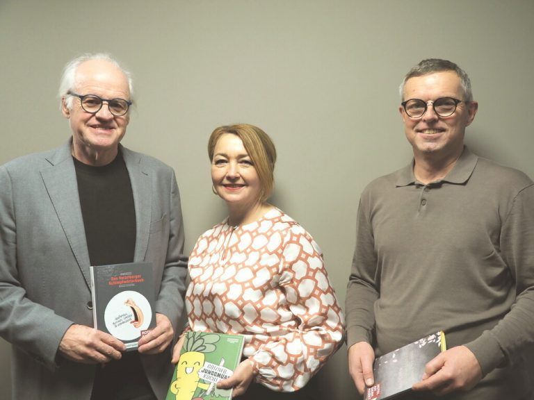 Organisationsteam mit Wolfgang Berchtold, Vizebürgermeisterin Edith Lampert-Deuring und Martin Herburger. Sie