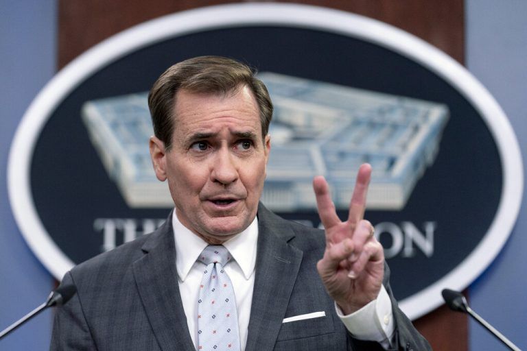 Pentagon-Sprecher John Kirby erklärte, dass die Truppenverlegung nicht dauerhaft sein werde. AP