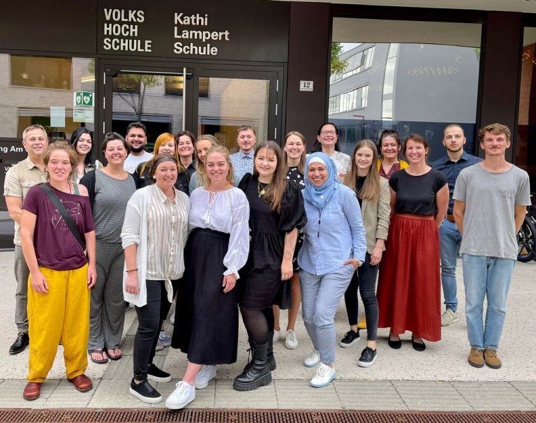 Studierende der Kathi-Lampert-Schule.Sonja Donner