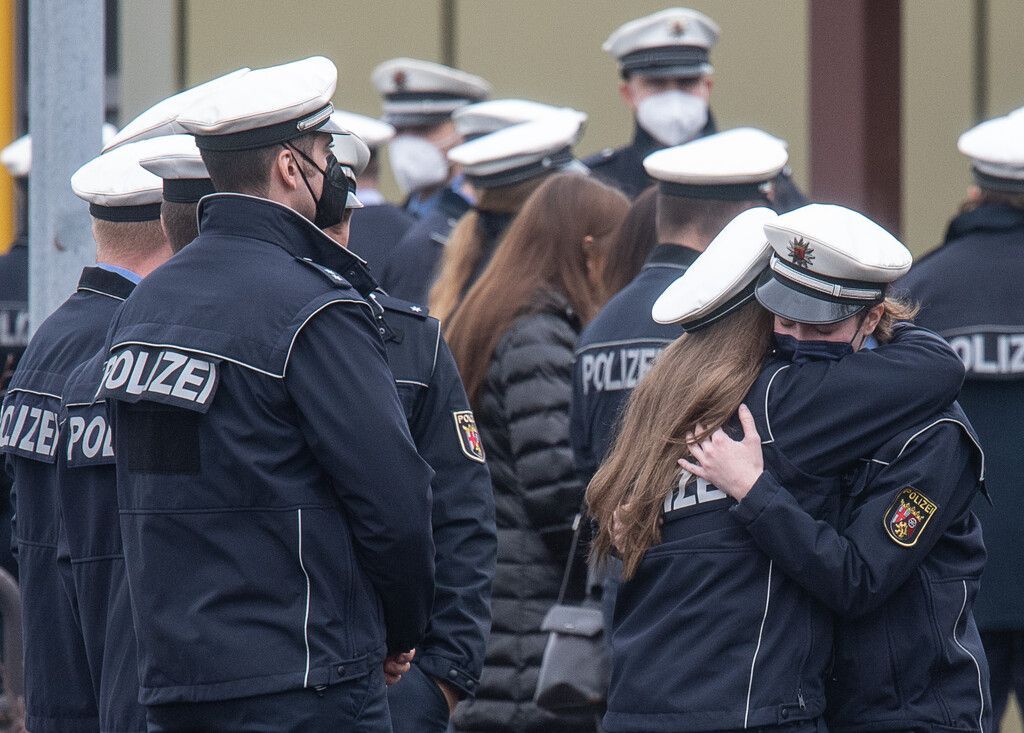Gedenkfeier für getötete Polizisten