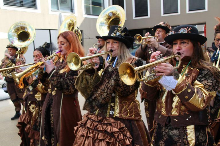 Die Guggamusig Schneggahüsler Frastanz sorgten für musikalische Unterhaltung<span class="copyright"> HE</span>