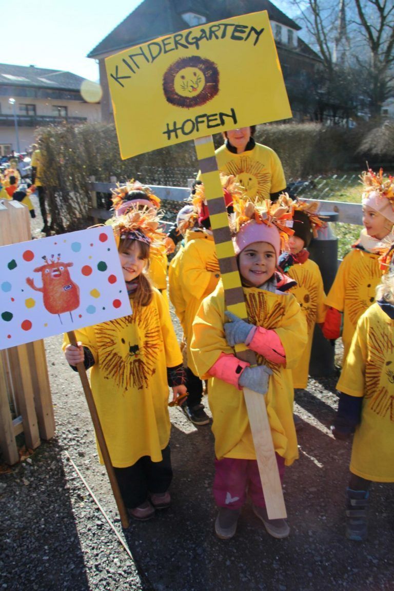 Das Löwenrudel des Kindergartens Frastanz-Hofen. <span class="copyright">HE</span>