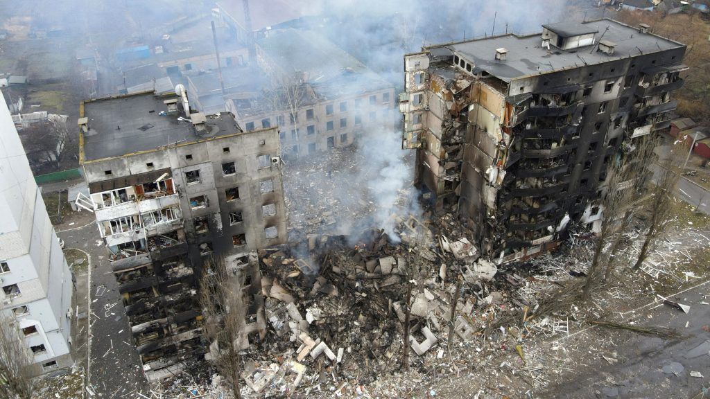 Russischer Vormarsch und ukrainische Fluchtkorridore