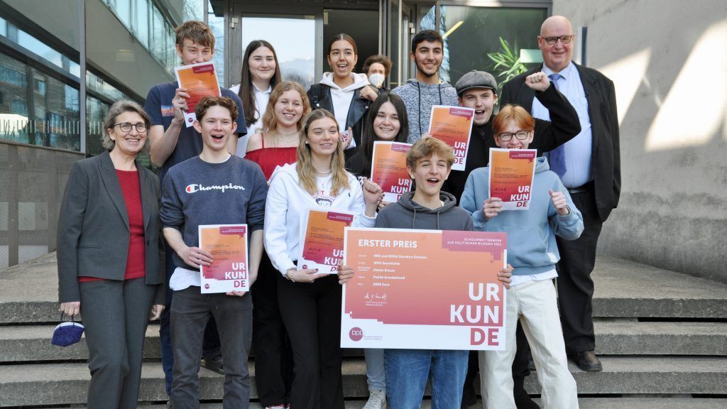 Politischer Bildungspreis für das BORG Dornbirn- Schoren