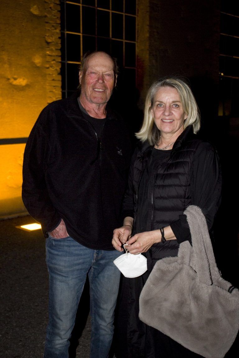 Gernot Riedmann und Edith Hofer kamen zur Eröffnung.