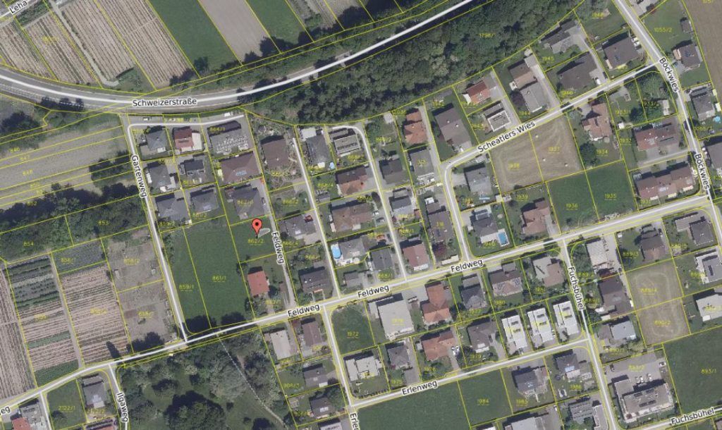 Wo in Mäder ein Grundstück für 418.000 Euro verkauft wurde