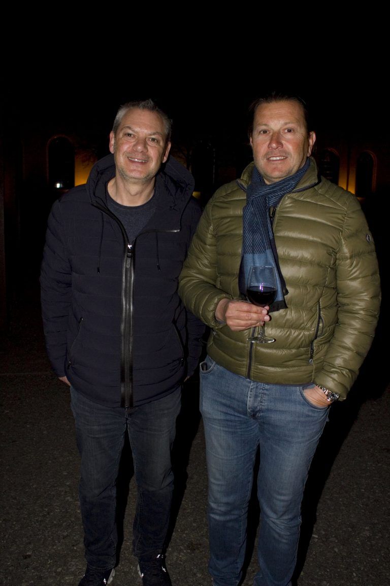 Kunstförderer Kurt Dornig und Gerald Illigen.