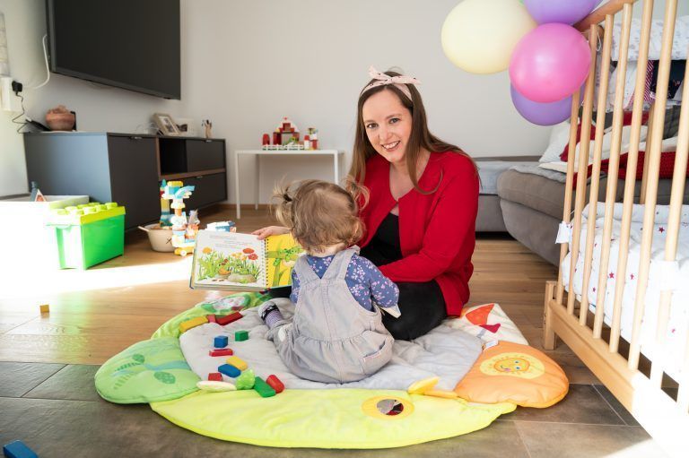 Melanie Wranns Hauptaugenmerk liegt derzeit auf ihrer einjährigen Tochter. VN/Serra
