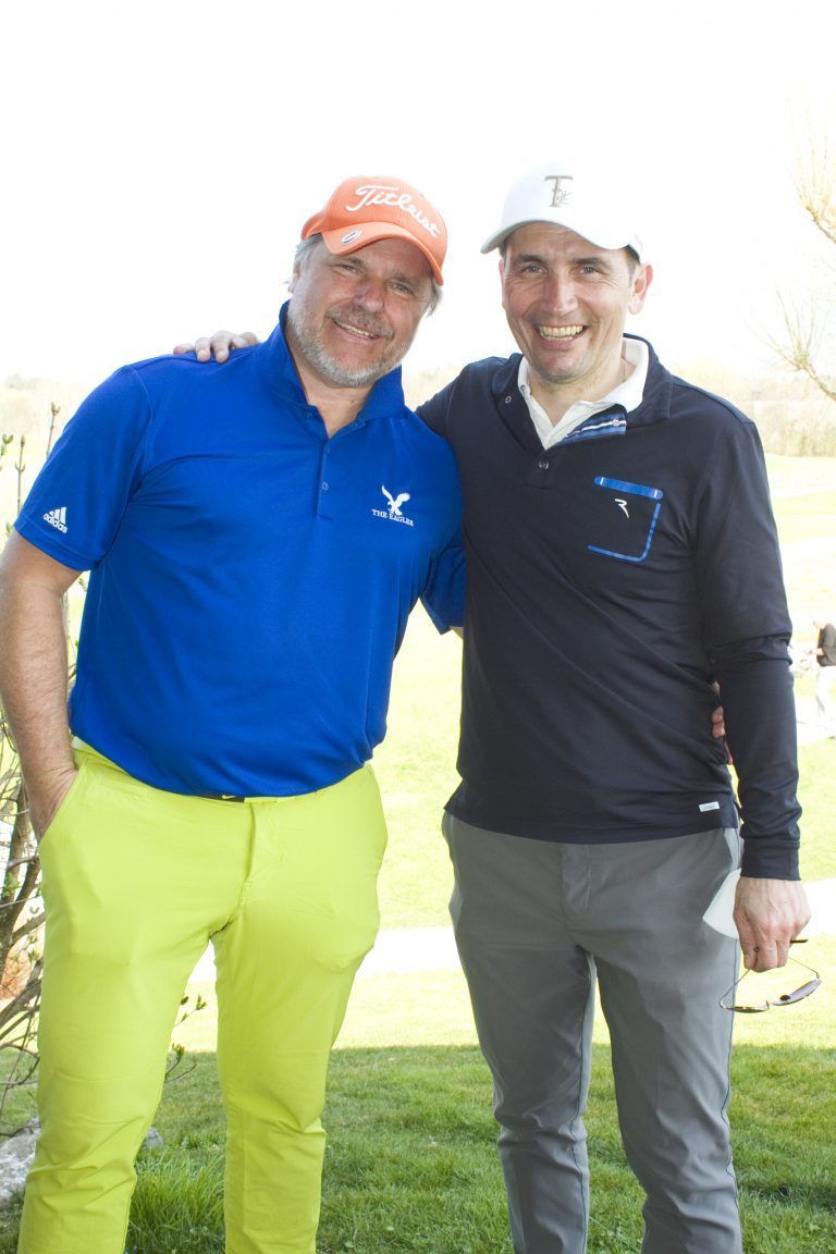Peter Bernatzik (l.) und Dieter Tschemernjak mit Freude dabei.
