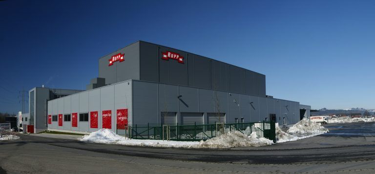 Am Firmenstammsitz in Hörbranz investiert Rupp elf Millionen Euro in ein neues Hochregallager. FA