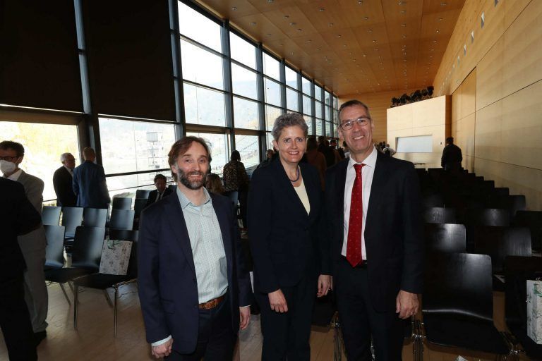 Roman Miklautz (ÖBB), Anna Barbara Remund (BAV) und Werner Schurter (Thurbo).