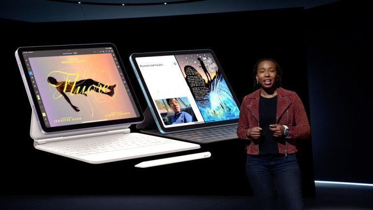 Am Dienstagabend stellte Apple auch eine neue Version des Tablets iPad Air vor. apple/AFP