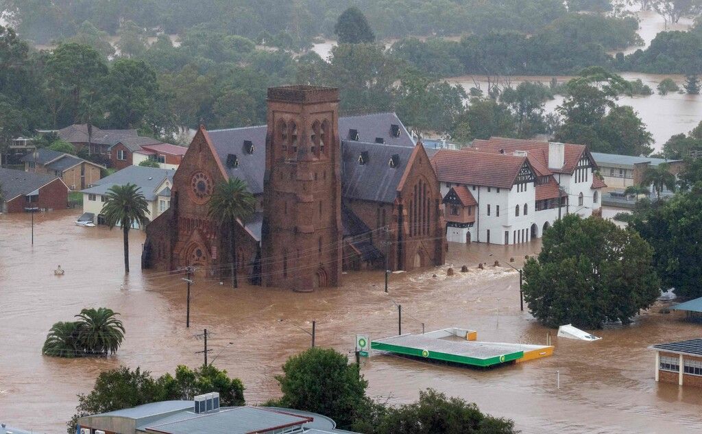Flucht vor Wassermassen