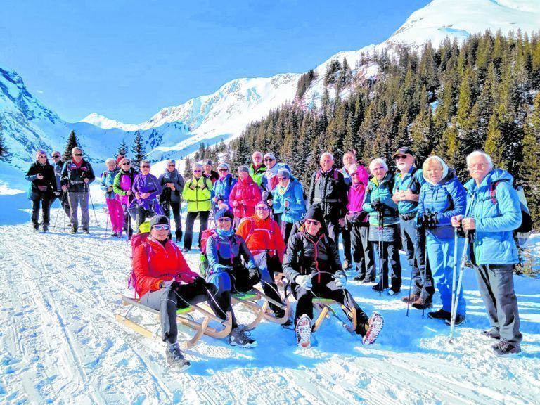 Bei herrlichem Wetter machten die Seniorenbund-Mitglieder eine Wanderung zur Lindauer Hütte.Seniorenbund