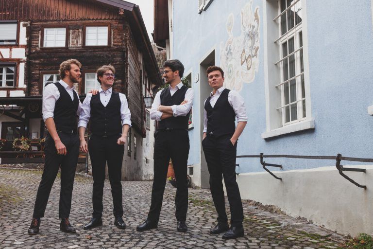 Das A-cappella-Quartett „Five Gold Rings“ ist Jabobs neuestes Musikprojekt.