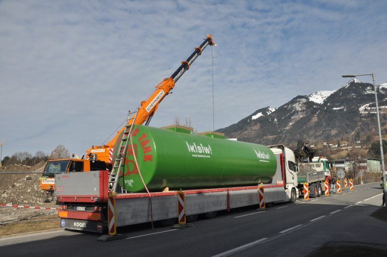Die Disk-Tankstelle in Ludesch wird momentan komplett neu gebaut. HAB