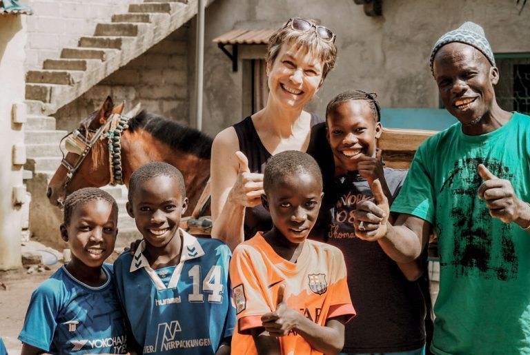 Die Familien freuten sich über den Überraschungsbesuch von Natalie. Verein