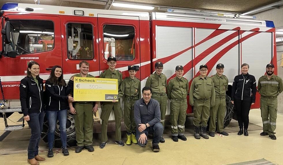 Feuerwehrjugend unterstützt Verein Hand in Hand