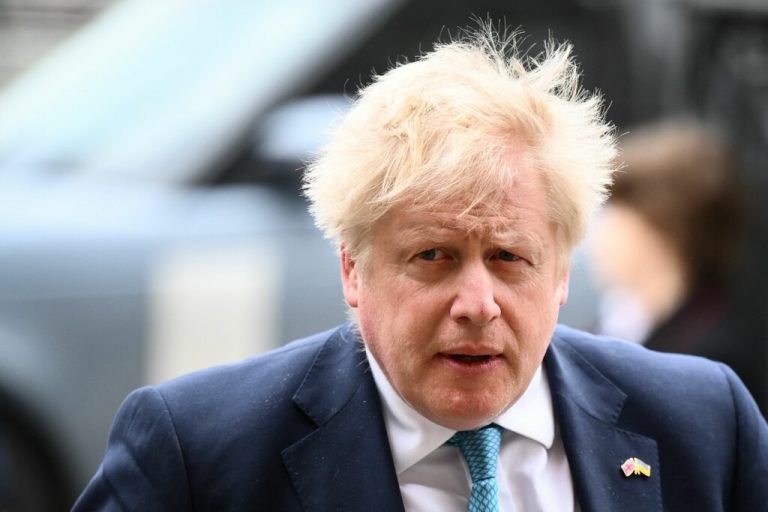 Die „Partygate“-Affäre hatte Boris Johnson schwer unter Druck gesetzt. AFP